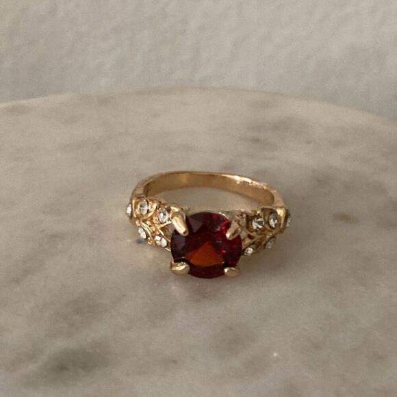 New fashion ring gold tone cz  5 - Picture 4 of 5